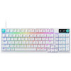 Logitech G316 X 75 teclado gaming mecânico, tátil, branco, US International