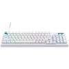 Logitech G316 X 75 teclado gaming mecânico, tátil, branco, US International