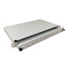 Alantec FOP-1U-12SCD-S painel de distribuição de fibra ótica 12xSC duplex de 19 polegadas 1U, extraível, com painel frontal e acessórios de montagem