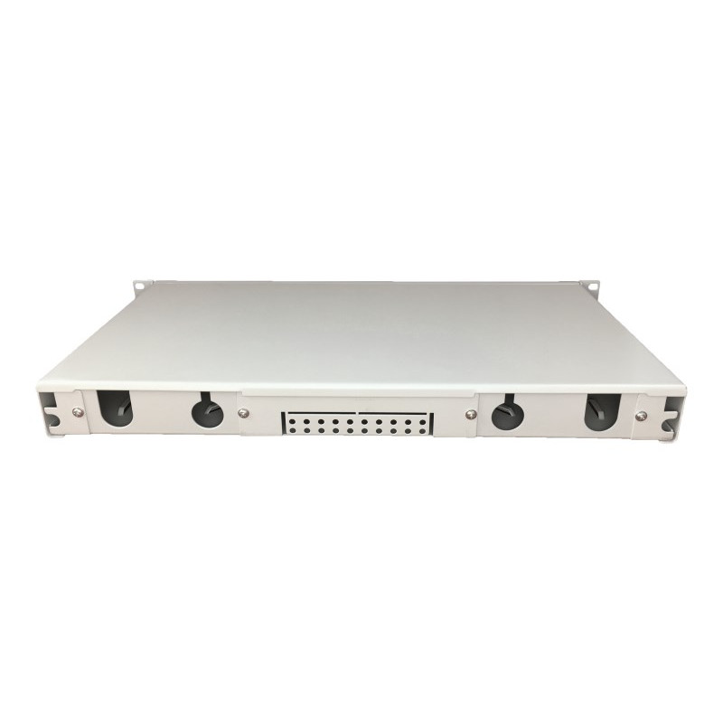 Alantec FOP-1U-12SCD-S painel de distribuição de fibra ótica 12xSC duplex de 19 polegadas 1U, extraível, com painel frontal e acessórios de montagem