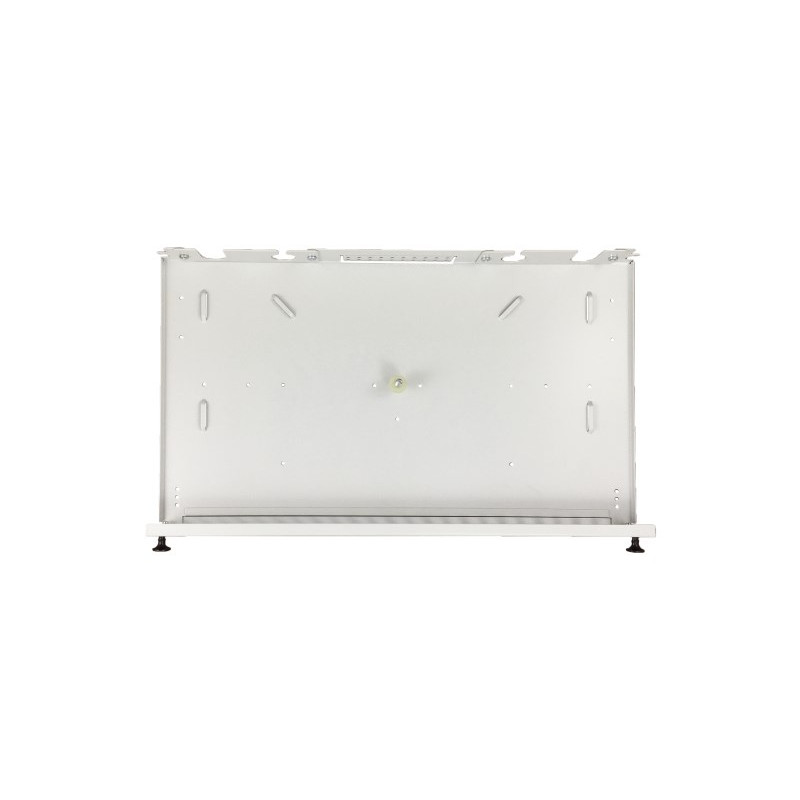 Alantec FOP-1U-12SCD-S painel de distribuição de fibra ótica 12xSC duplex de 19 polegadas 1U, extraível, com painel frontal e acessórios de montagem