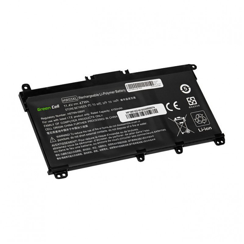 Green Cell GC-HP190 bateria para portátil HP, 11,4 V, 4150 mAh