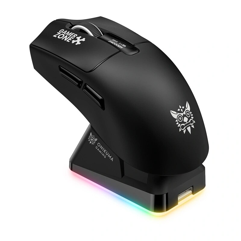 ONIKUMA DM10 rato gaming sem fios, preto