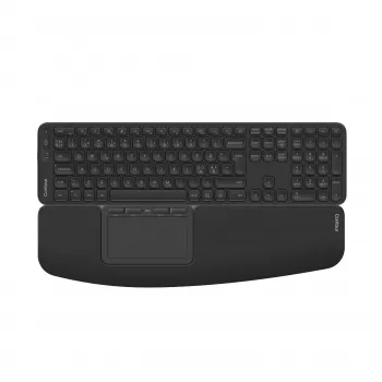 Contour Design CDTP1050BALPN1050 teclado sem fios, tamanho completo (100%), RF, interruptores de tesoura, QWERTY, preto