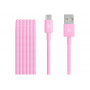 Apple cabo entrançado USB-A para USB-C, 1,5 m, rosa