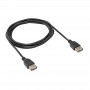 Akyga AK-USB-06 cabo USB 2.0, USB-A (fêmea) / USB-A (fêmea), 1,8 m, preto
