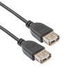 Akyga AK-USB-06 cabo USB 2.0, USB-A (fêmea) / USB-A (fêmea), 1,8 m, preto