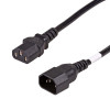 Akyga AK-PC-111A CCA cabo de extensão de alimentação, 3x0,5 mm², IEC C13 / IEC C14, 5 m, preto
