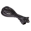 Akyga AK-PC-111A CCA cabo de extensão de alimentação, 3x0,5 mm², IEC C13 / IEC C14, 5 m, preto
