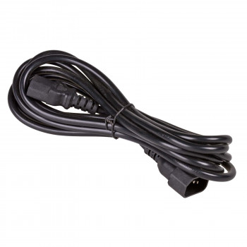 Akyga AK-PC-111A CCA cabo de extensão de alimentação, 3x0,5 mm², IEC C13 / IEC C14, 5 m, preto