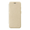 Hoco capa tipo livro em pele com power bank de 3000 mAh para Apple iPhone 6, dourada