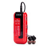 AIWA R-22RD rádio de bolso com auscultadores, vermelho