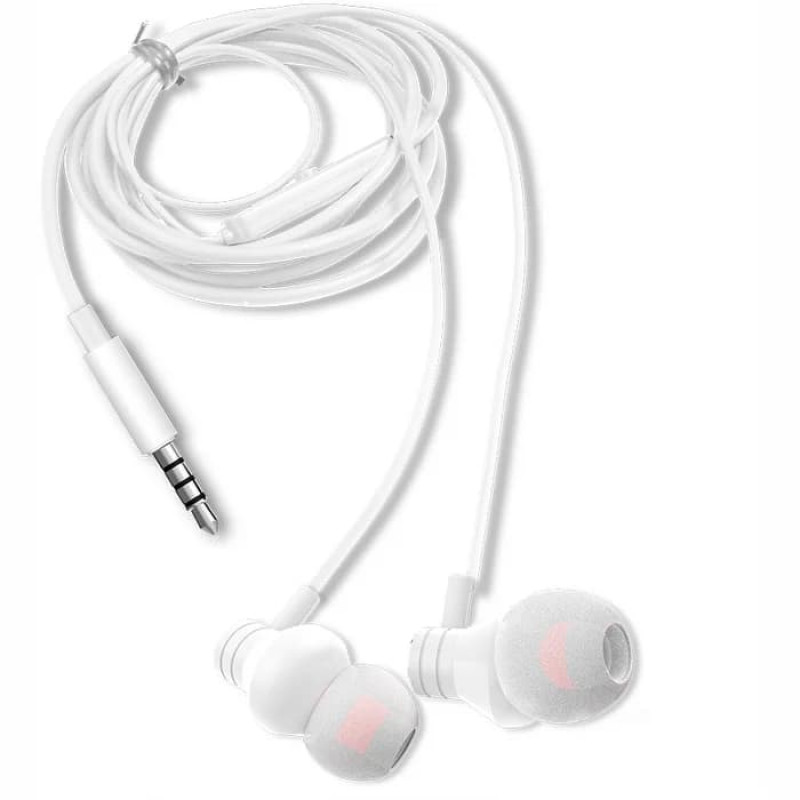 AIWA ESTM-50WT auriculares estéreo intra-auriculares com microfone, brancos