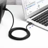 Ugreen US135 cabo USB 2.0 A-B para impressora, banhado a ouro, 1 m, preto