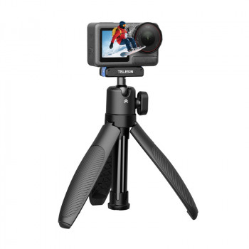 Telesin S1-MNP-13-TDJ pau de selfie com tripé para DJI Action, de libertação rápida