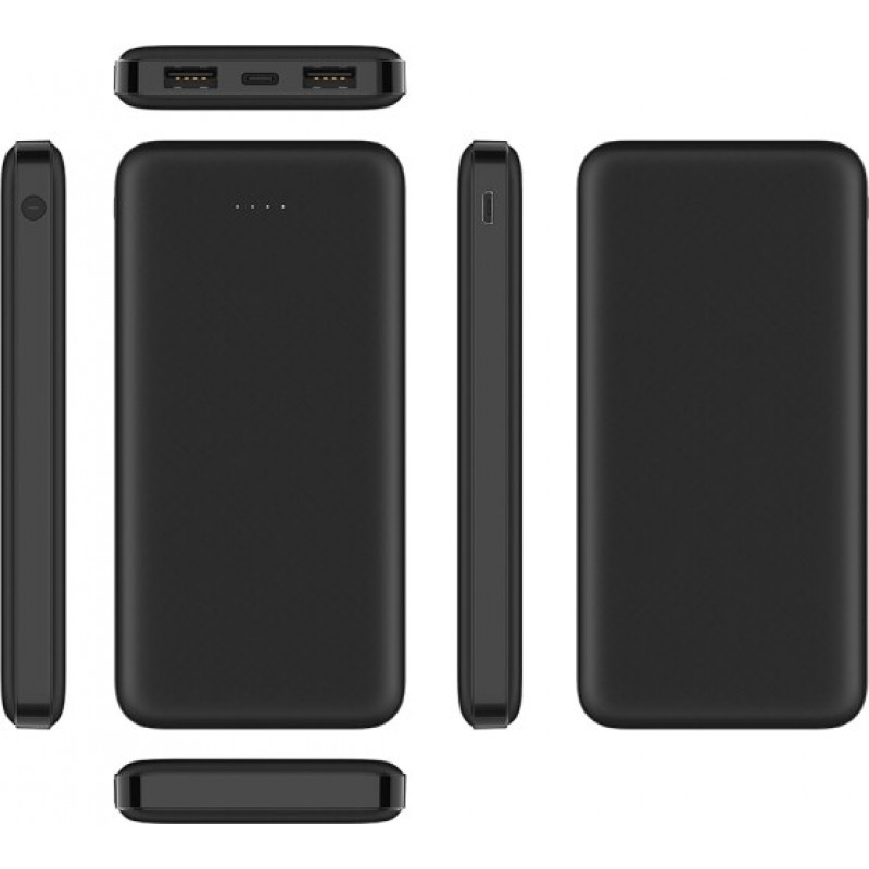 Veger A10 (W1065) power bank, 10000 mAh, 5 V 2 A, preto