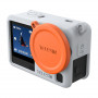 Telesin capa protetora de silicone para DJI Osmo Action 6, cinzenta, S6-PTC-11BU