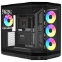 HYTE Y50 Pitch Black caixa de computador, vidro temperado x 3