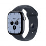 Apple Watch Series 12 GPS + Cellular 46 mm, caixa de cerâmica azul-noite, bracelete desportiva azul-marinho, M/L