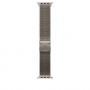 Apple MK0E4ZM/A bracelete Milanese Loop em titânio para Apple Watch, 49 mm, titânio natural, Large