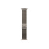 Apple MK0E4ZM/A bracelete Milanese Loop em titânio para Apple Watch, 49 mm, titânio natural, Large