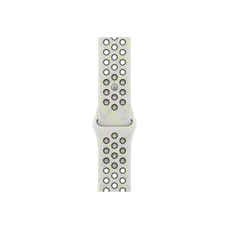 Apple Nike Sport Band bracelete para Apple Watch de 46 mm, Essential White, M/L, MKTR4ZM/A