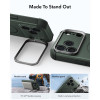 ESR Cyber Tough Kickstand MagSafe capa para Apple iPhone 17 Pro / 18 Pro, verde