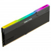 Kit de memória Klevv Cras V RGB KD5AGUA80-64B300G DDR5-6400 CL30 de 32 GB (2 x 16 GB), preto
