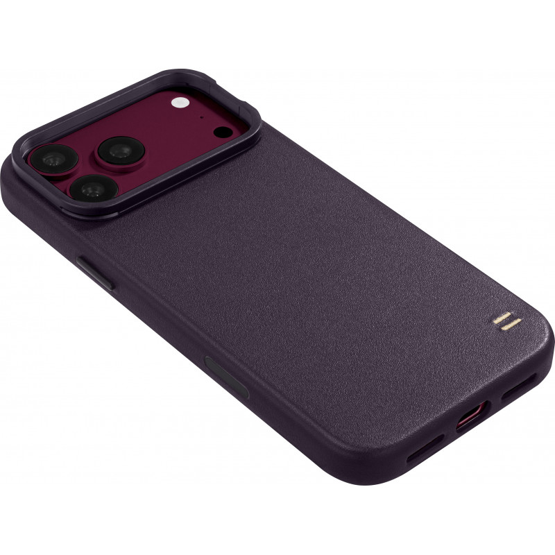 Capa LAUT Lux Edge para Apple iPhone 18 Pro Max / 17 Pro Max, MagSafe, deep plum