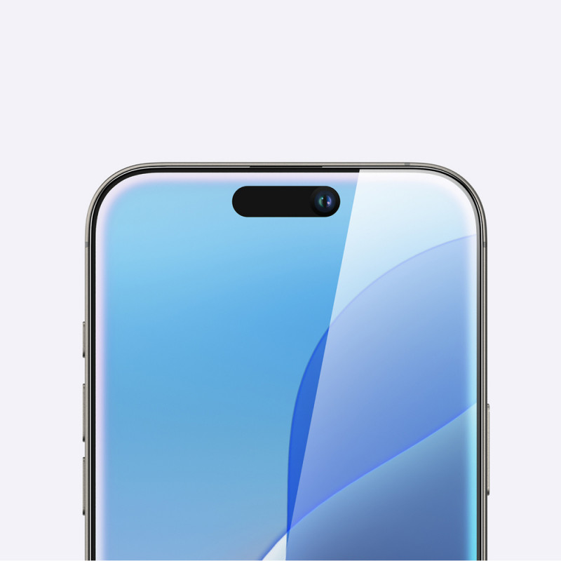 AmazingThing Radix Full Glass película de vidro temperado para iPhone 16 Plus