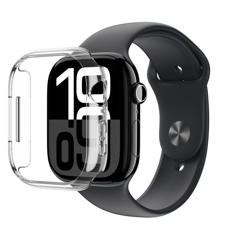 AmazingThing Minimal Case capa protetora para Apple Watch 46 mm, transparente