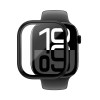 AmazingThing Radix Glass capa protetora para Apple Watch 42 mm, vidro temperado, preta