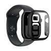 AmazingThing Radix Glass capa protetora para Apple Watch 42 mm, vidro temperado, preta