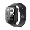 AmazingThing Radix Glass capa protetora para Apple Watch 42 mm, vidro temperado, preta