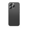 AmazingThing AR Aluminum 3 Lens Glass protetor de lentes da câmara com moldura para iPhone 16 Pro / 16 Pro Max, preto