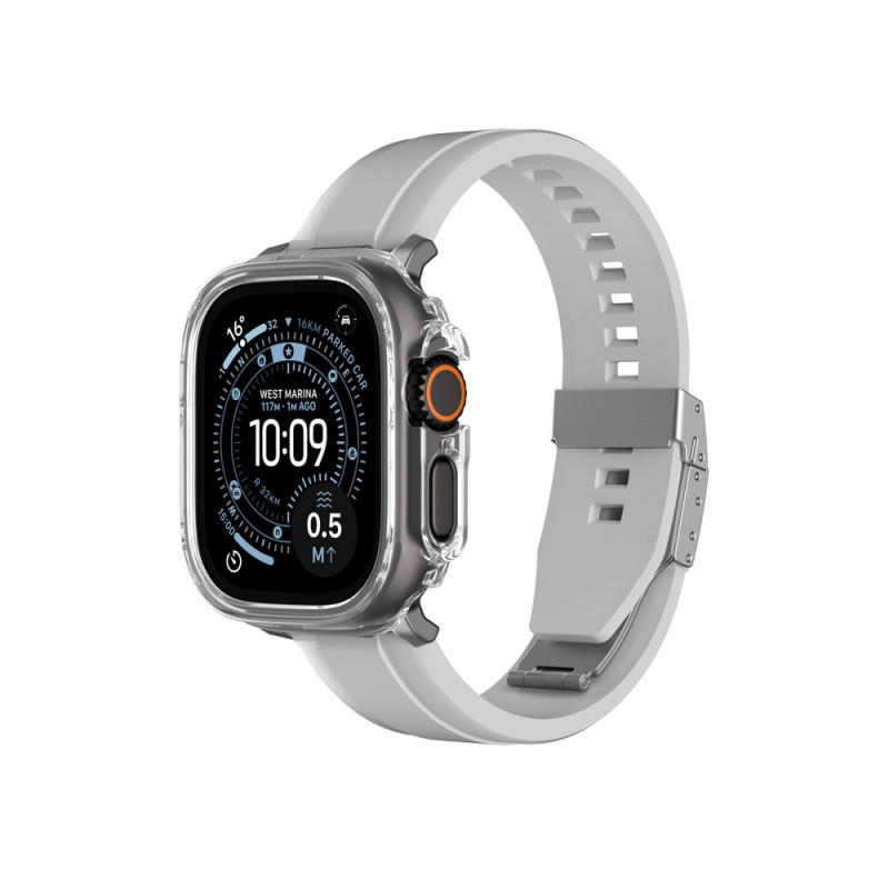 AmazingThing Minimal capa protetora para Apple Watch Ultra 3 / Ultra 4 de 49 mm, transparente