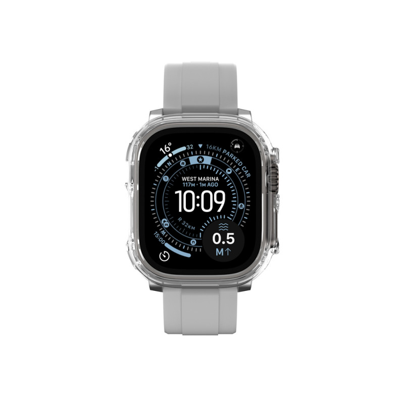AmazingThing Minimal capa protetora para Apple Watch Ultra 3 / Ultra 4 de 49 mm, transparente