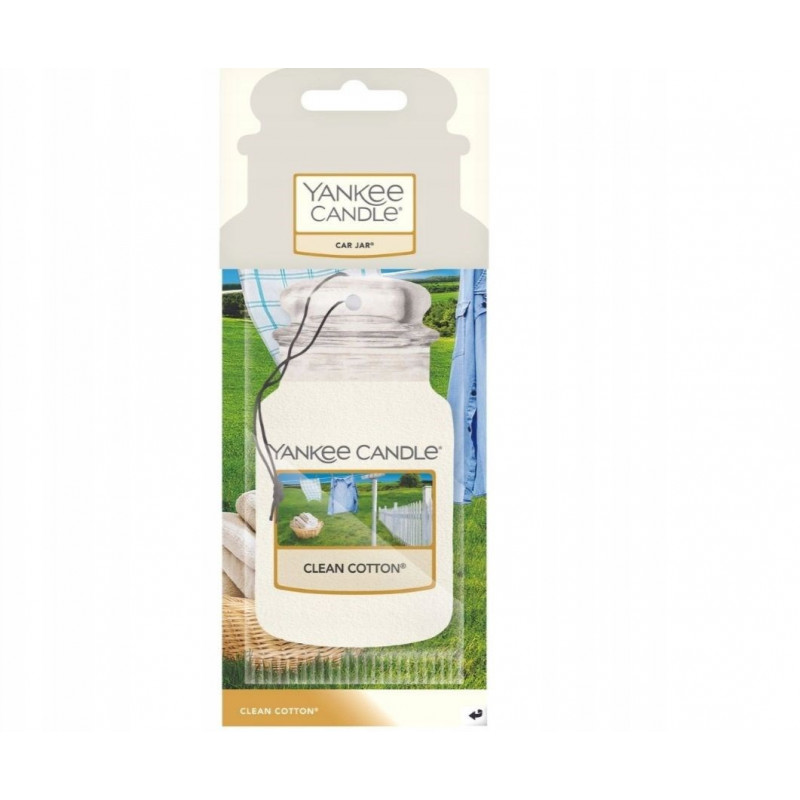 Yankee Candle Clean Cotton ambientador para carro para pendurar