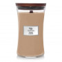WoodWick Cashmere vela grande, 610 g, castanho