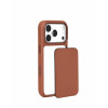 Mujjo Troubadour capa modular de pele para Apple iPhone 18 Pro / 17 Pro, MagSafe, castanho-claro