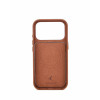 Mujjo Troubadour capa modular de pele para Apple iPhone 18 Pro / 17 Pro, MagSafe, castanho-claro