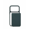 Mujjo Troubadour capa modular de pele para Apple iPhone 18 Pro / 17 Pro, MagSafe, verde obsidiana