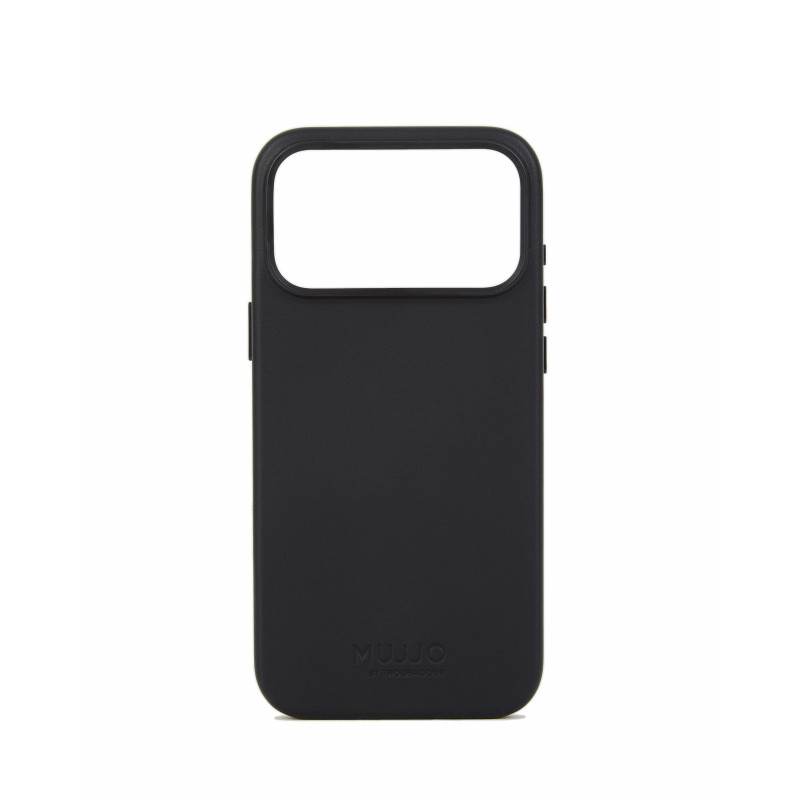 Mujjo Troubadour capa de pele para Apple iPhone 18 Pro Max / 17 Pro Max, MagSafe, preta
