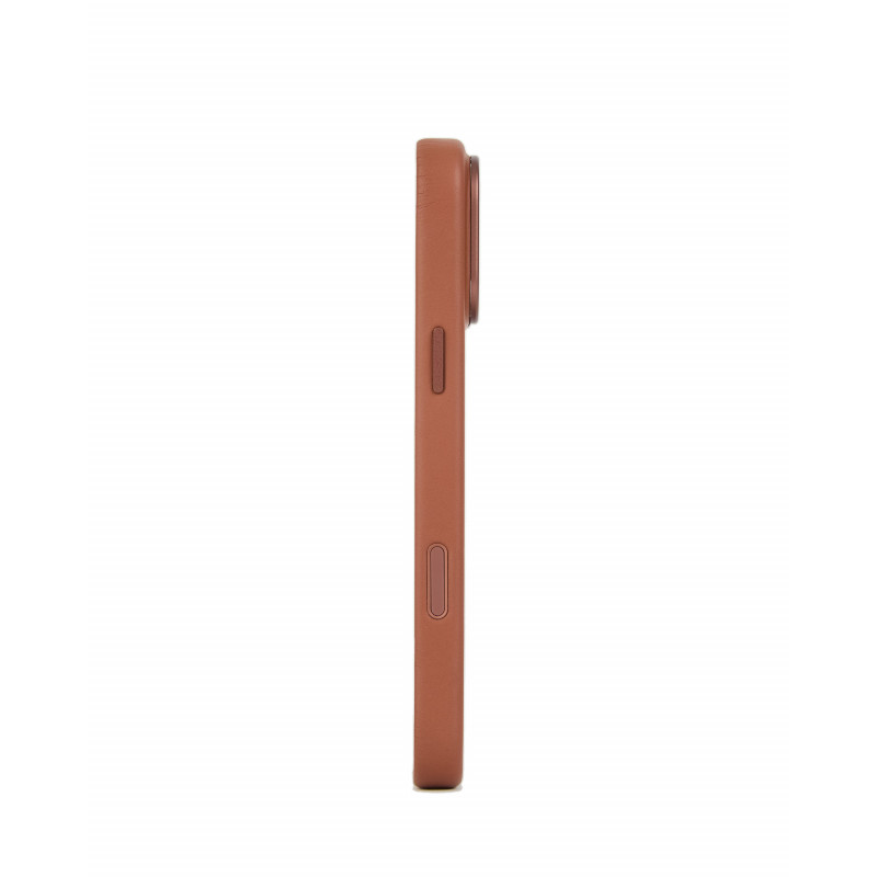 Mujjo Troubadour capa de pele para Apple iPhone 18 Pro Max / 17 Pro Max, MagSafe, castanho-claro