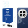 3MK Lens Protection vidro híbrido para a lente da câmara OnePlus 13 (4 un.)