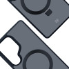 3MK Smoke Case Mag&Stand capa para smartphone Samsung Galaxy S25 Ultra, preta