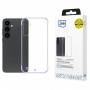Capa 3mk Just20g Clear Case para Samsung Galaxy S25+, transparente