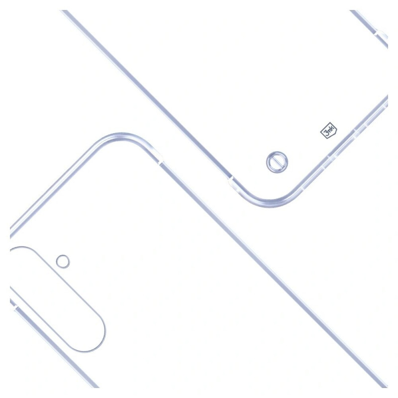 Capa 3mk Just20g Clear Case para Samsung Galaxy S25+, transparente