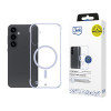 Capa 3mk Just20g MagCase para Samsung Galaxy S25, transparente