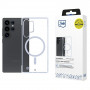 Capa 3mk Just20g MagCase para Samsung Galaxy S25 Ultra, transparente
